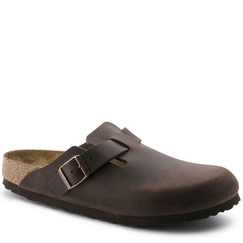 Birkenstock Boston Oiled Leather in Habana - Getoutside Shoes