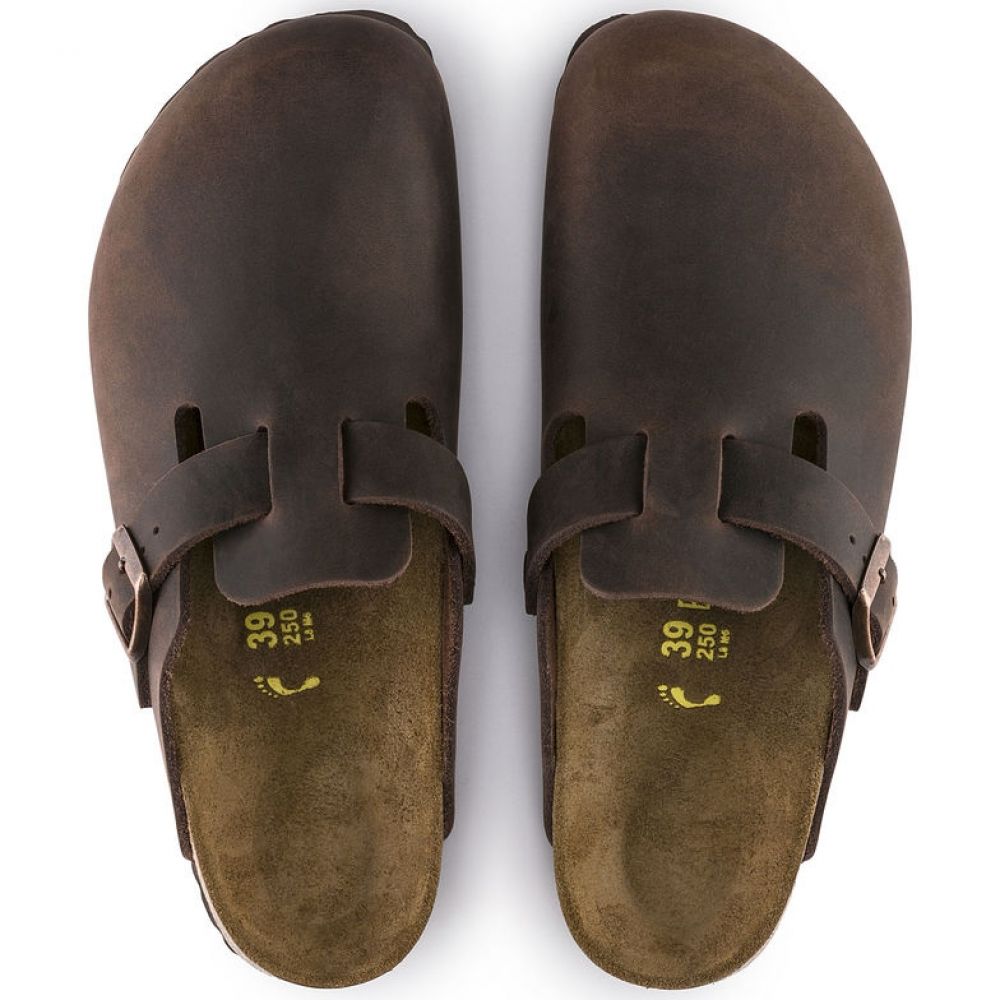 Birkenstock Boston Oiled Leather in Habana - Getoutside Shoes
