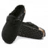 Birkenstock Boston Shearling Suede Leather in Black - Getoutside Shoes