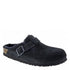 Birkenstock Boston Shearling Suede Leather in Black - Getoutside Shoes