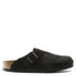 Birkenstock Boston Softbed Suede Leather in Black - Getoutside Shoes