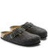 Birkenstock Boston Wool Felt in Anthracite - Getoutside Shoes