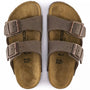 Birkenstock Kids Arizona Birkibuc in Mocha (Narrow Width) - Getoutside Shoes