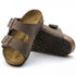 Birkenstock Kids Arizona Birkibuc in Mocha (Narrow Width) - Getoutside Shoes