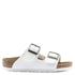 Birkenstock Kids Arizona Birko-Flor in White (Narrow Width) - Getoutside Shoes