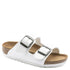Birkenstock Kids Arizona Birko-Flor in White (Narrow Width) - Getoutside Shoes