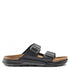 Birkenstock Men's Arizona Cross Town Oiled Leather in Black - Getoutside Shoes
