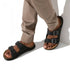 Birkenstock Men's Arizona Cross Town Oiled Leather in Black - Getoutside Shoes