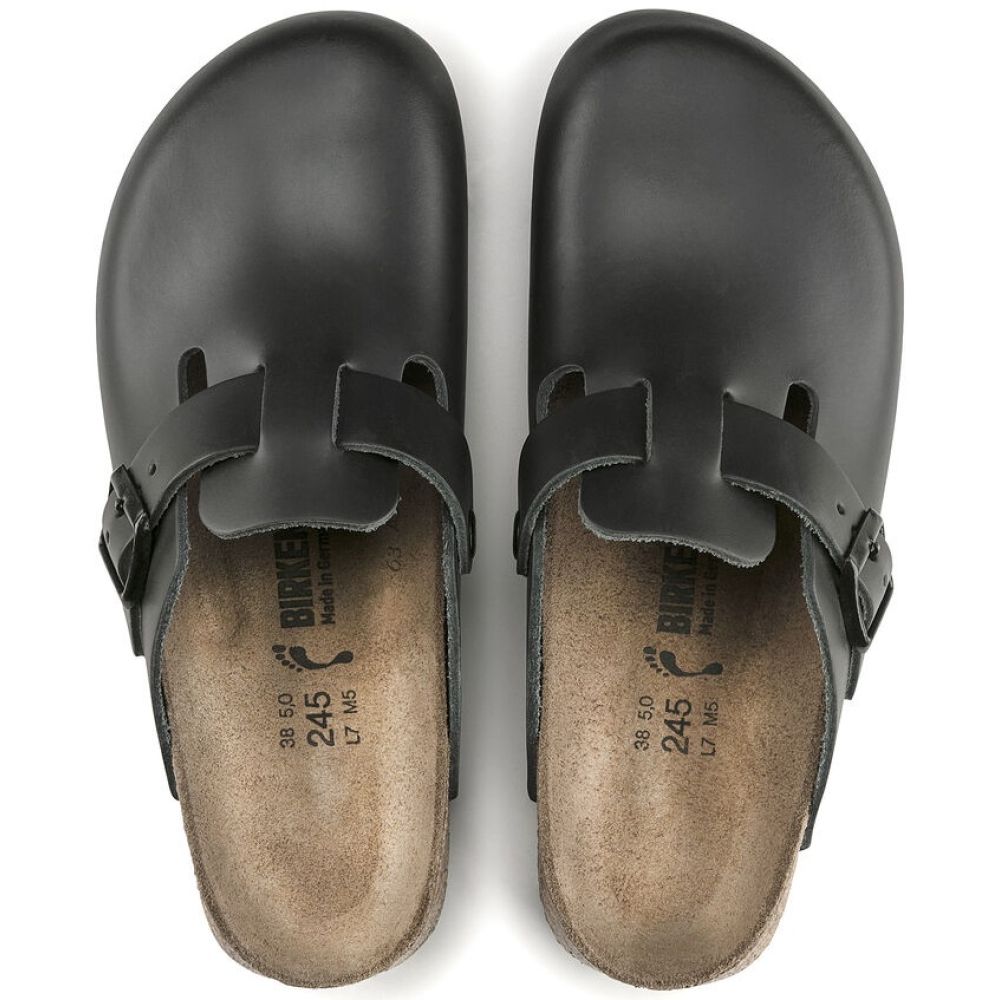 Birkenstock Men's Boston Super Grip in Black - Getoutside Shoes
