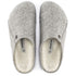 Birkenstock Men's Zermatt Shearling Wool Felt in Light Grey - Getoutside Shoes