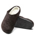 Birkenstock Men's Zermatt Shearling Wool Felt in Mocha - Getoutside Shoes
