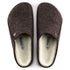 Birkenstock Men's Zermatt Shearling Wool Felt in Mocha - Getoutside Shoes