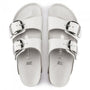 Birkenstock Women's Arizona Big Buckle Leather in White - Getoutside Shoes