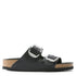 Birkenstock Women's Arizona Big Buckle Oiled Leather in Black - Getoutside Shoes