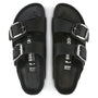 Birkenstock Women's Arizona Big Buckle Oiled Leather in Black - Getoutside Shoes