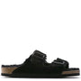 Birkenstock Women's Arizona Shearling in Black - Getoutside Shoes