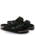 Birkenstock Women's Arizona Shearling in Black - Getoutside Shoes