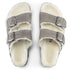 Birkenstock Women's Arizona Shearling in Stone Coin - Getoutside Shoes