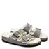 Birkenstock Women's Arizona Shearling in Stone Coin - Getoutside Shoes