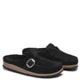 Birkenstock Women's Buckley Suede Leather in Black - Getoutside Shoes