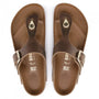 Birkenstock Women's Gizeh Big Buckle Leather in Cognac - Getoutside Shoes
