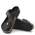 Birkenstock Women's Gizeh Big Buckle Oiled Leather in Black - Getoutside Shoes
