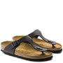 Birkenstock Women's Gizeh Birko-Flor in Black - Getoutside Shoes