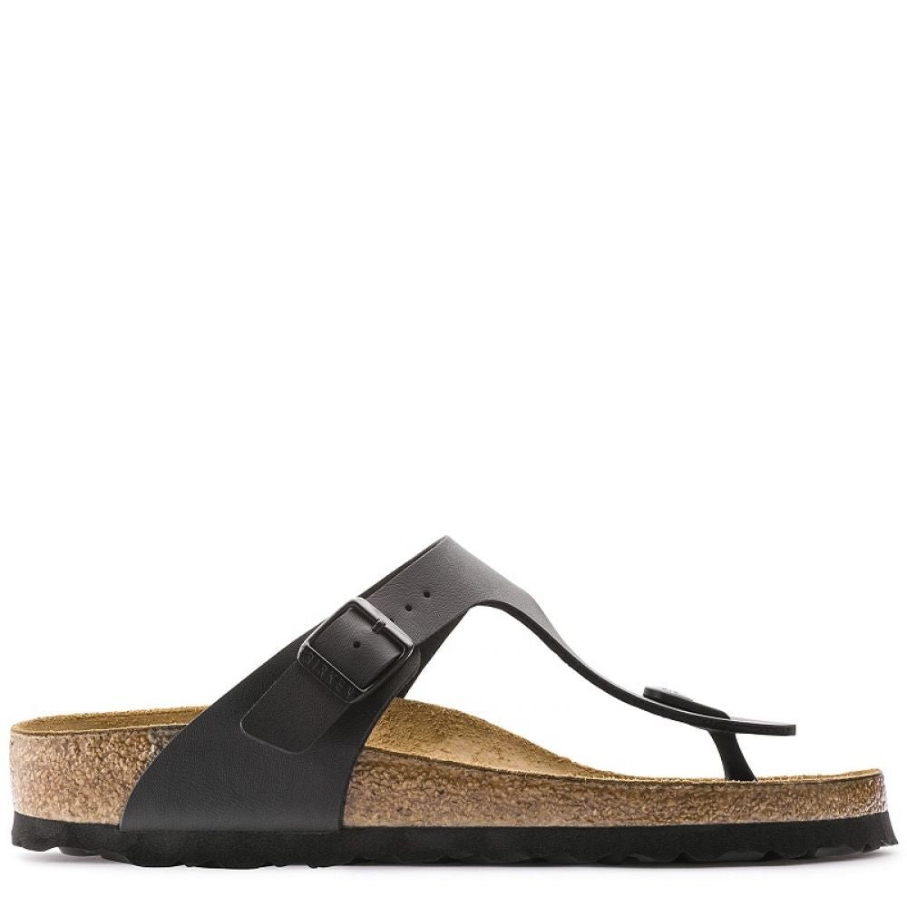 Birkenstock Women's Gizeh Birko-Flor in Black - Getoutside Shoes