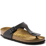 Birkenstock Women's Gizeh Birko-Flor in Black - Getoutside Shoes