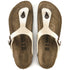 Birkenstock Women's Gizeh Birko-Flor in Graceful Pearl - Getoutside Shoes