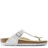 Birkenstock Women's Gizeh Birko-Flor in White - Getoutside Shoes