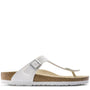 Birkenstock Women's Gizeh Birko-Flor in White - Getoutside Shoes