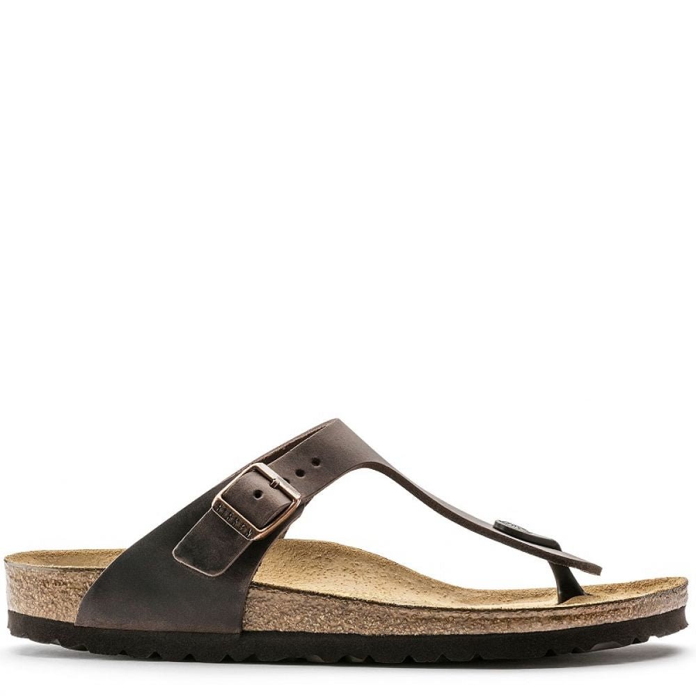 Birkenstock Women's Gizeh Oiled Leather in Habana - Getoutside Shoes