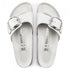 Birkenstock Women's Madrid Big Buckle Leather in White - Getoutside Shoes
