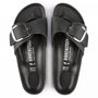 Birkenstock Madrid Big Buckle Oiled Leather in Black - Getoutside Shoes