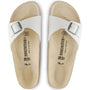 Birkenstock Women's Madrid Birko-Flor in White - Getoutside Shoes