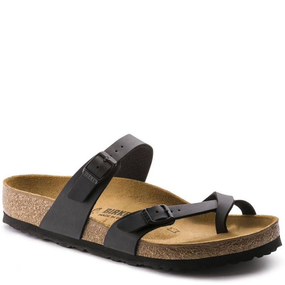 Birkenstock Women's Mayari Birko-Flor in Black - Getoutside Shoes