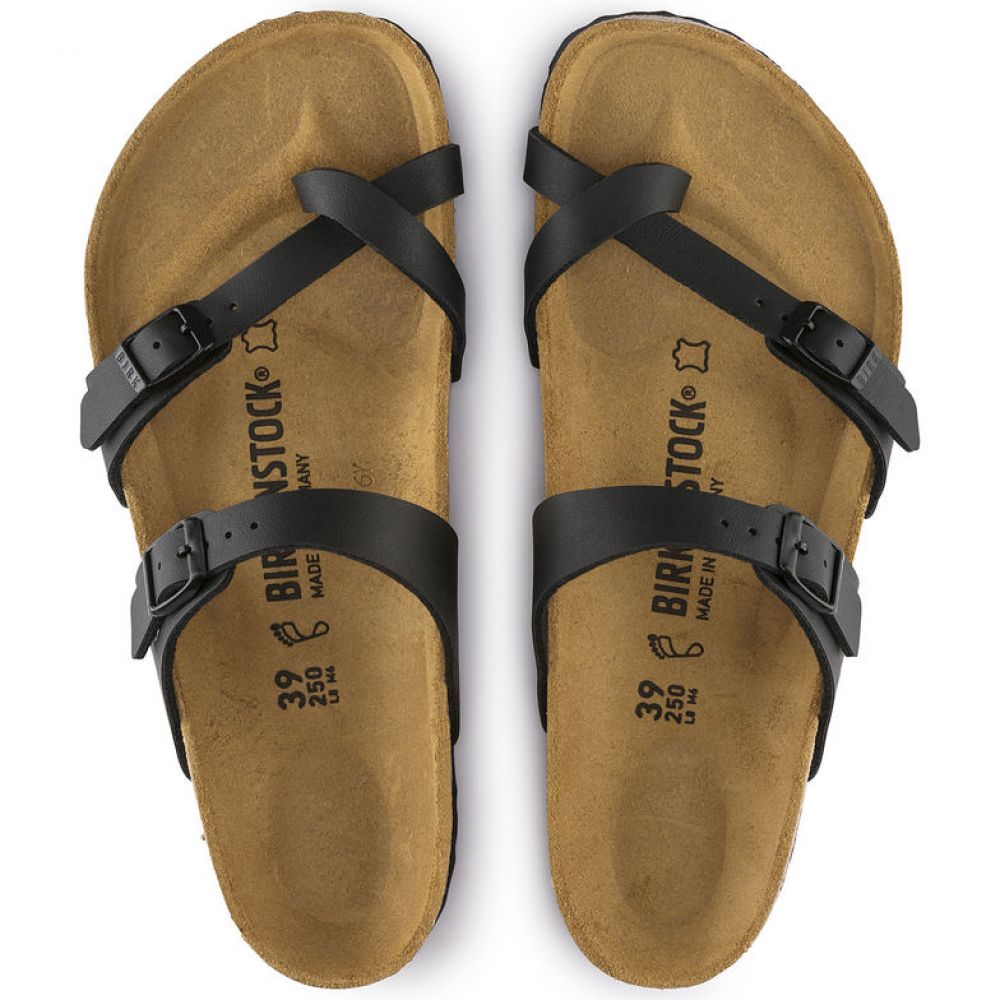Birkenstock Women's Mayari Birko-Flor in Black - Getoutside Shoes
