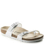 Birkenstock Women's Mayari Birko-Flor in White - Getoutside Shoes