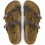 Birkenstock Women's Mayari Birko-Flor Nubuck in Mocha - Getoutside Shoes