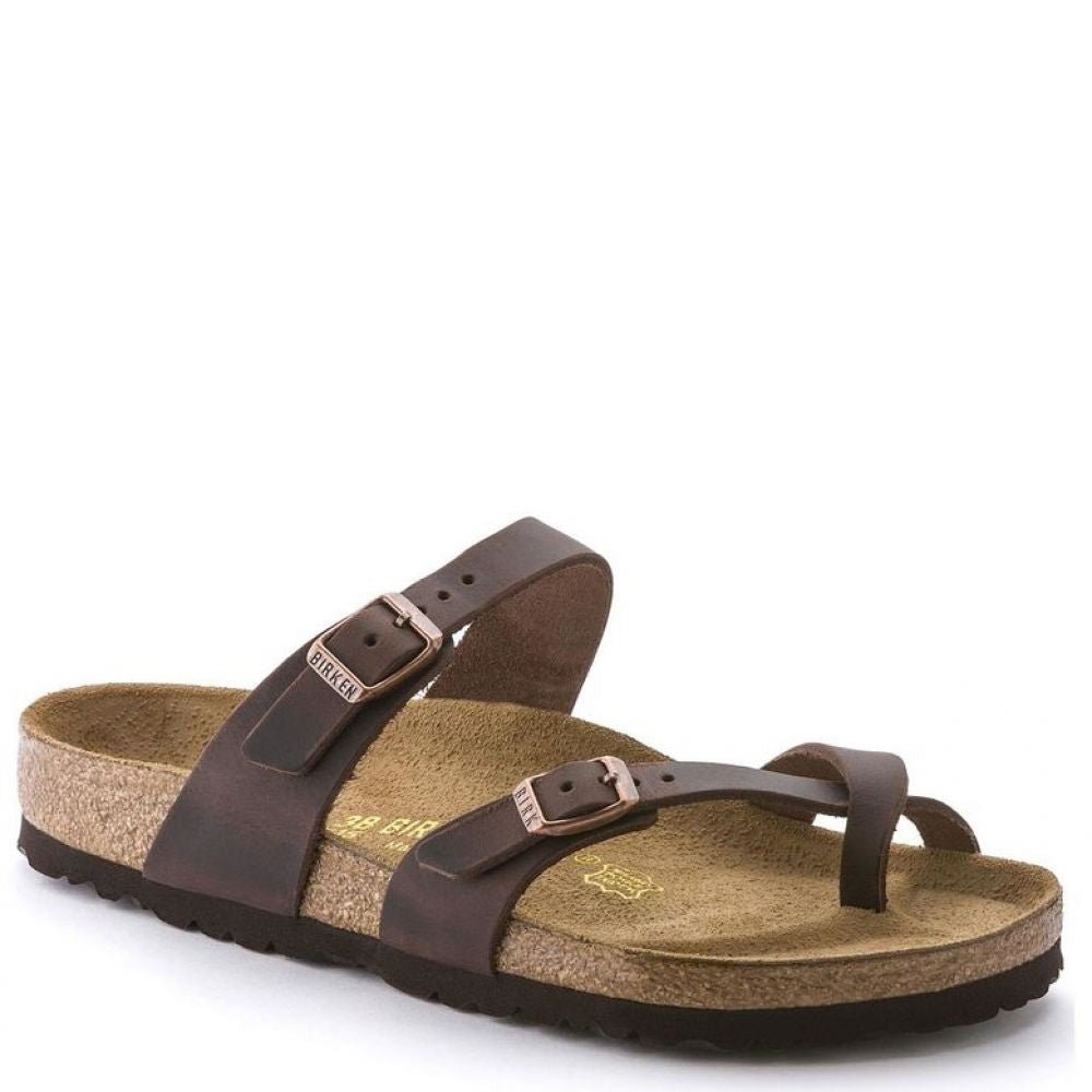 Birkenstock Women's Mayari Oiled Leather in Habana - Getoutside Shoes