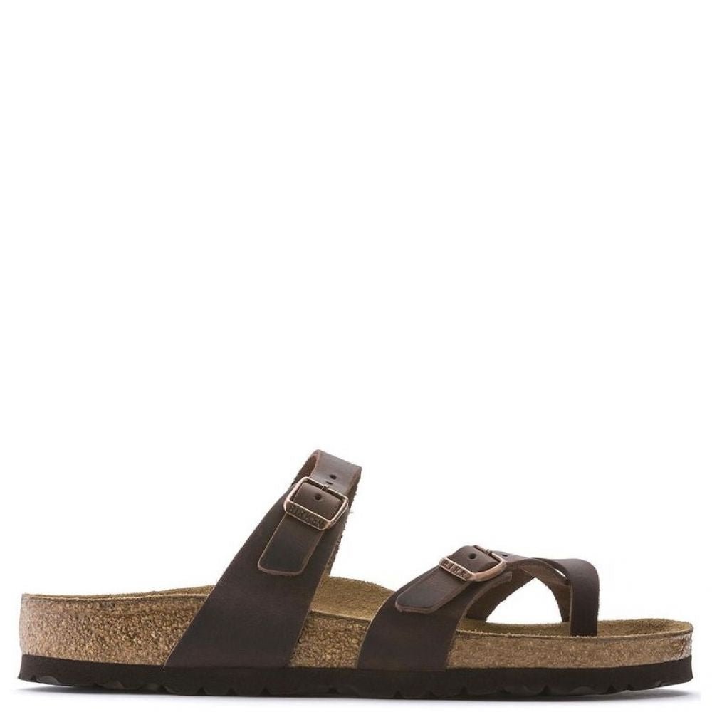 Birkenstock Women's Mayari Oiled Leather in Habana - Getoutside Shoes