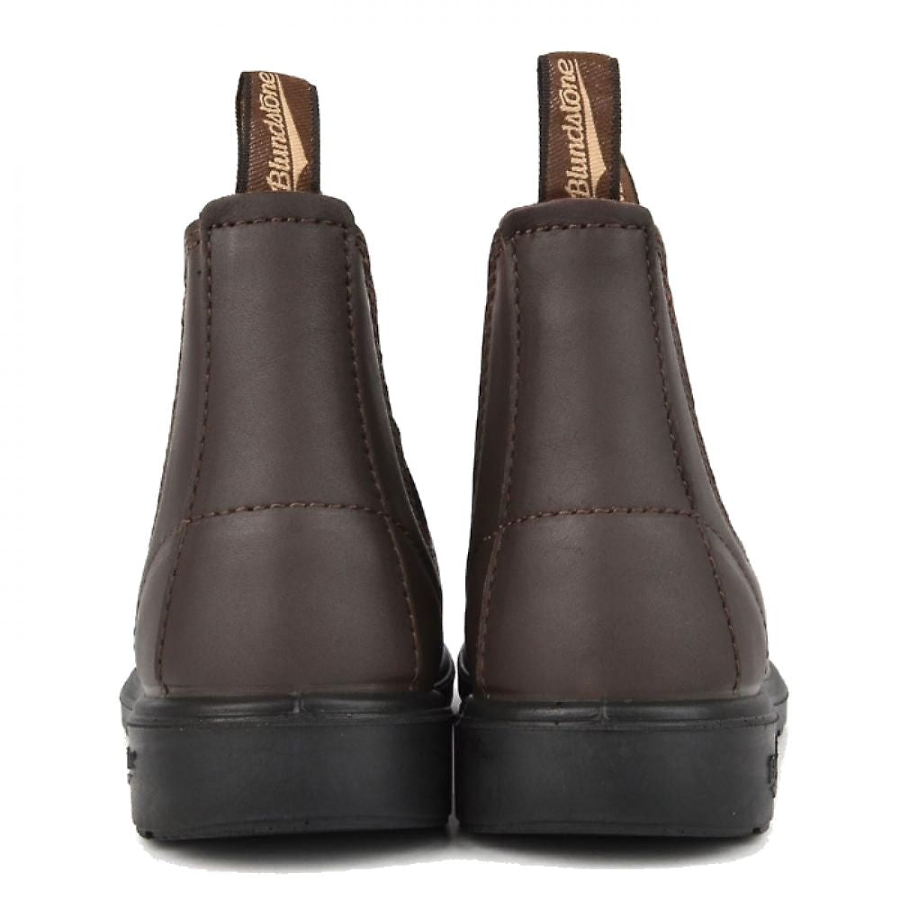 Blundstone Kids 1413 in Brown with Striped Elastic - Getoutside Shoes