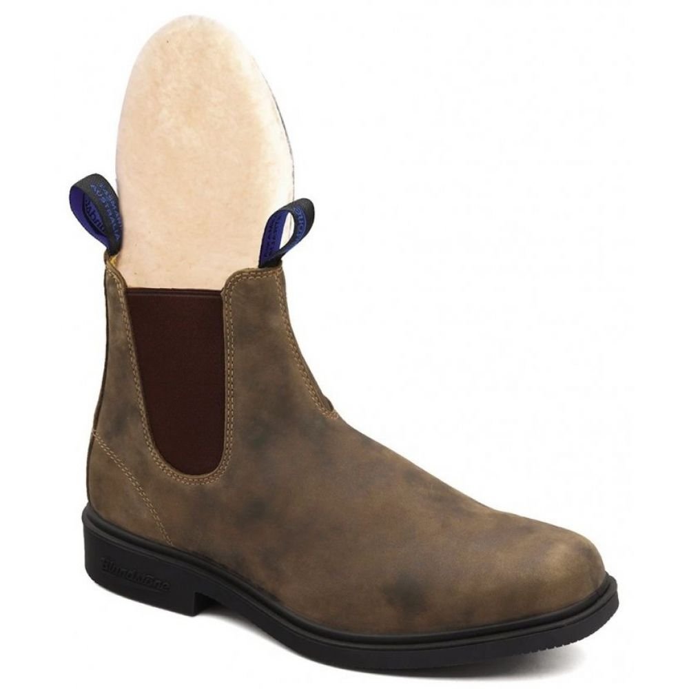 Blundstone Winter Thermal Dress in 1391 Rustic Brown - Getoutside Shoes