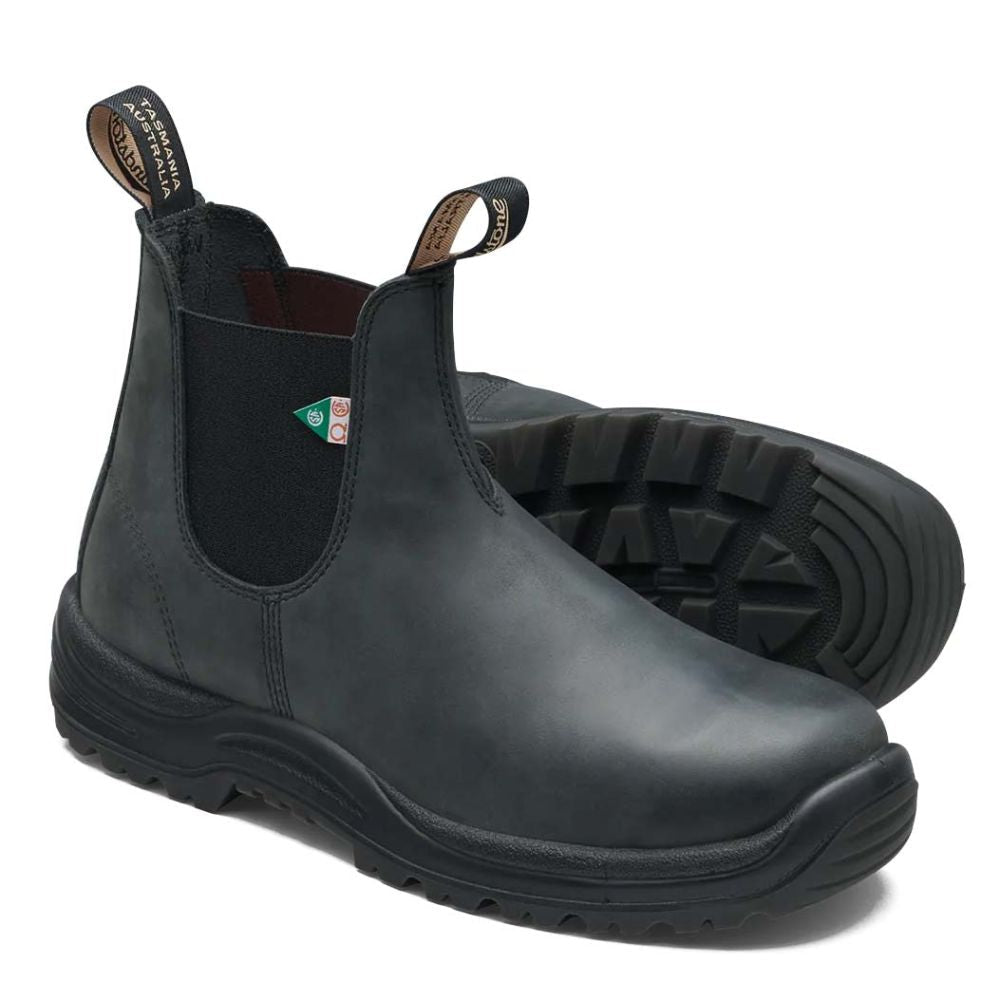 Blundstone Work & Safety Boot 181 in Waxy Rustic Black - Getoutside Shoes