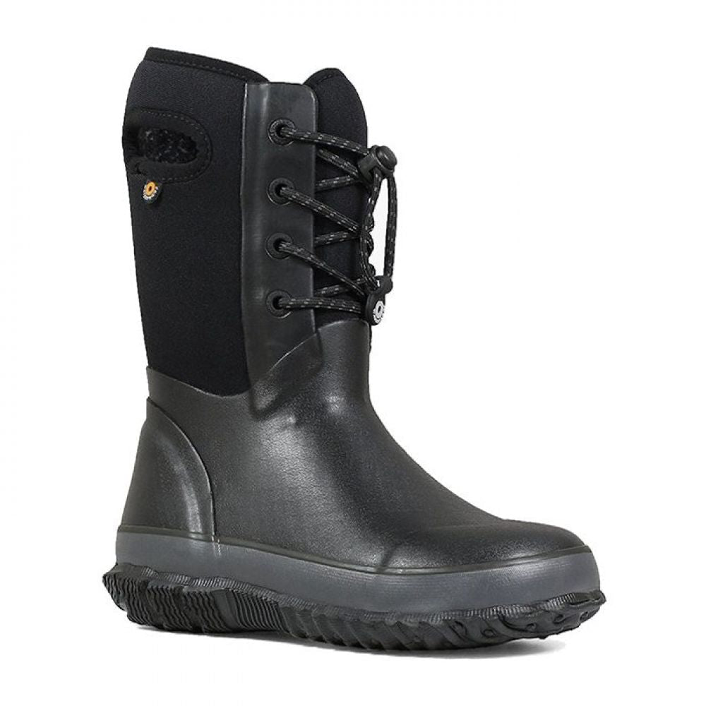 Bogs Kids Arcata Lace in Black - Getoutside Shoes