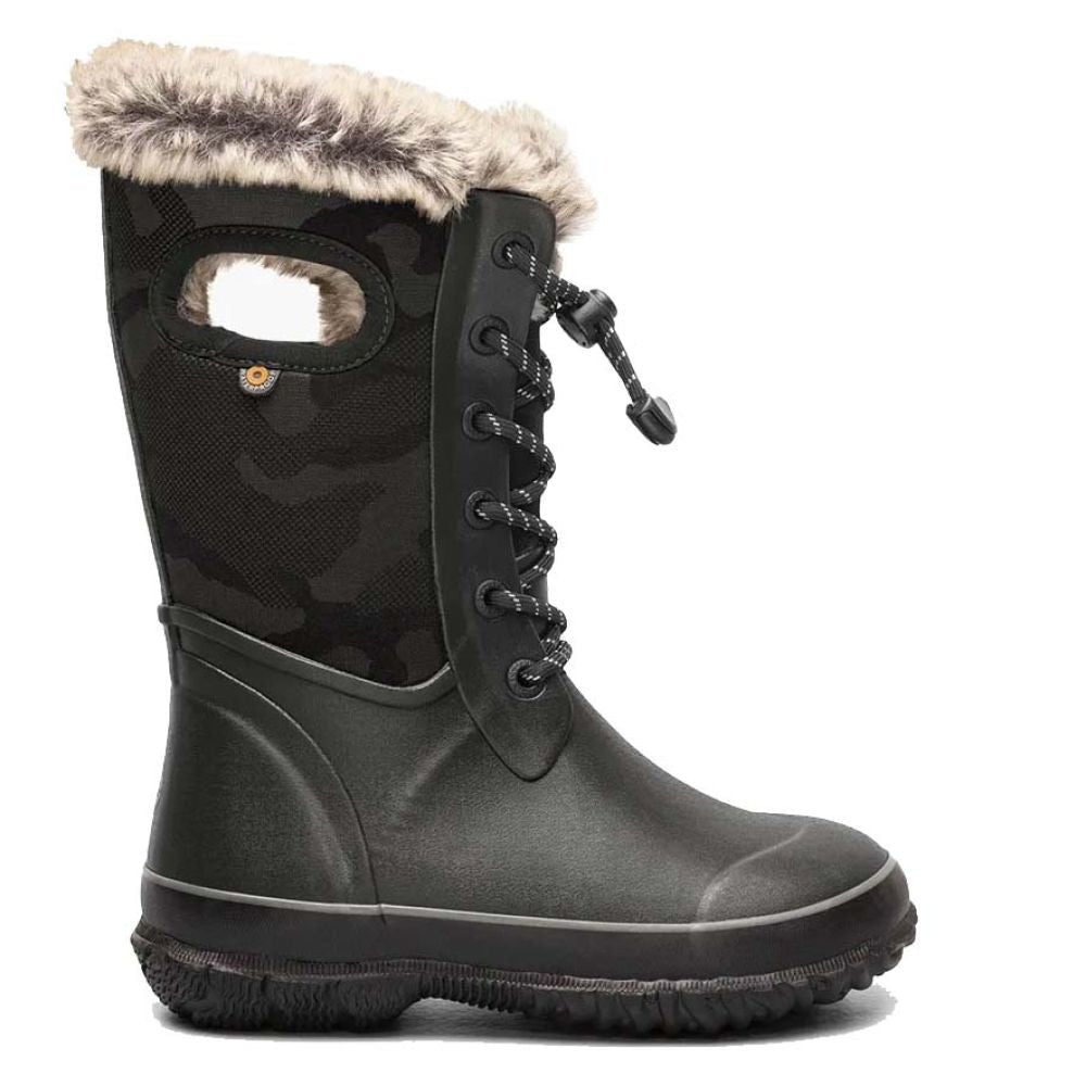 Bogs Kids Arcata Tonal Camo in Black - Getoutside Shoes