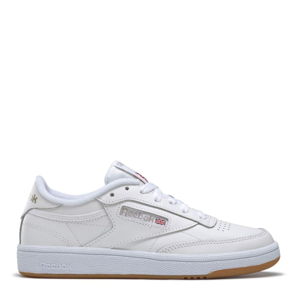 Reebok Women's Club C 85 in White/Light Grey/Gum