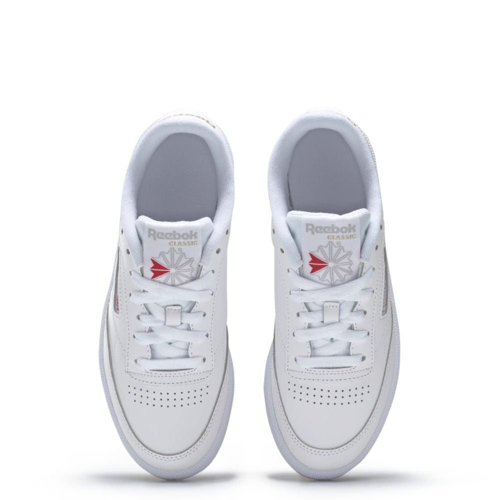 Reebok Women's Club C 85 in White/Light Grey/Gum