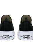 Converse Women's Chuck Taylor All Star Lift Low Top in Black